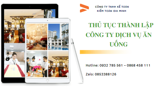 Tư vấn thành lập công ty dịch vụ ăn uống 