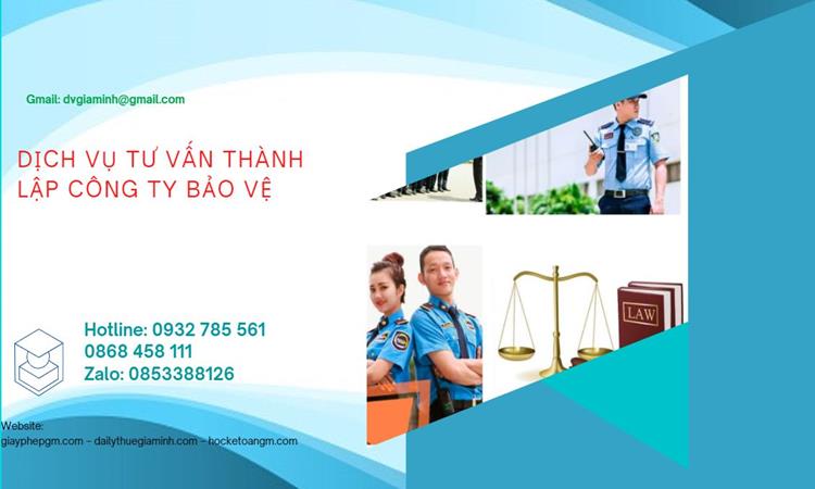 Thủ tục mở công ty dịch vụ bảo vệ tại Quận Thốt Nốt 