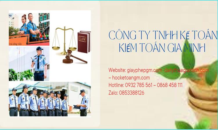 Thủ tục mở công ty dịch vụ bảo vệ tại Đắk Lắk 