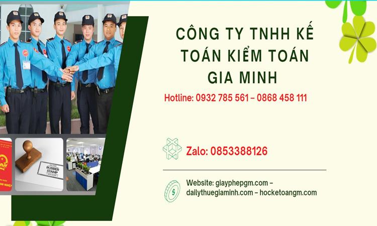 Thủ tục mở công ty dịch vụ bảo vệ tại Huyện Phúc Thọ 