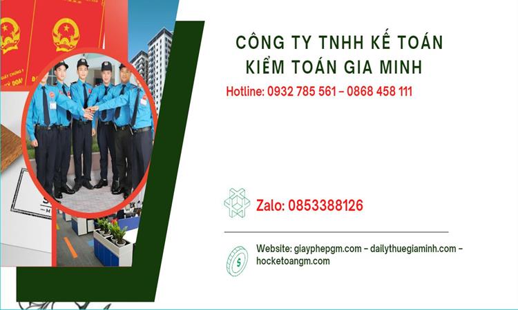 Thủ tục mở công ty dịch vụ bảo vệ tại Hậu Giang 