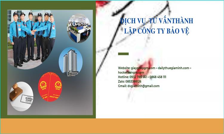 Thủ tục mở công ty dịch vụ bảo vệ tại Quận Hà Đông 