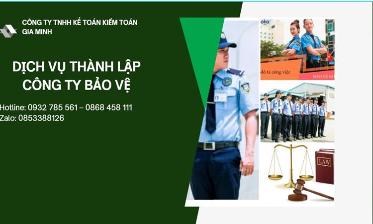 Thủ tục mở công ty dịch vụ bảo vệ tại Sơn La 
