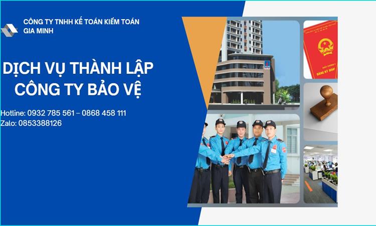 Thủ tục mở công ty dịch vụ bảo vệ tại Quảng Bình 