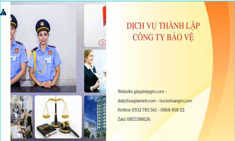 Thủ tục mở công ty dịch vụ bảo vệ tại Phú Quốc 