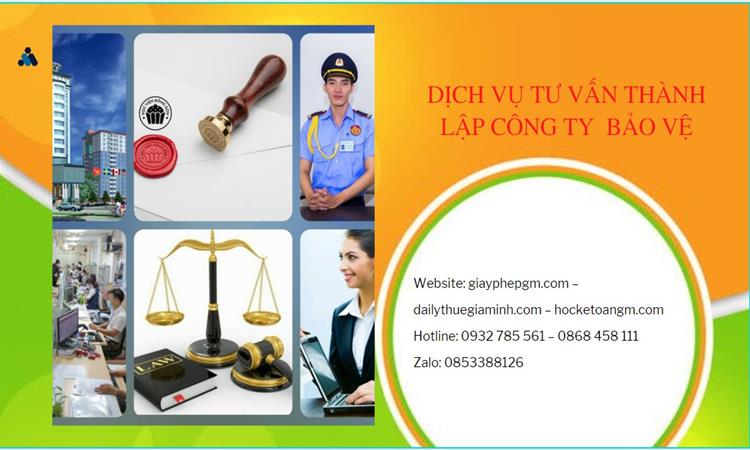 Thủ tục mở công ty dịch vụ bảo vệ tại TP Hồ Chí Minh 