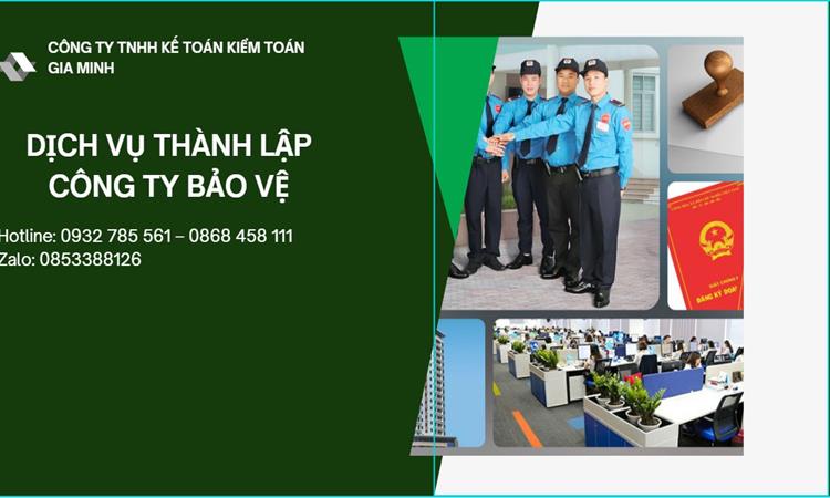 Thủ tục mở công ty dịch vụ bảo vệ tại Quận Hoàng Mai 