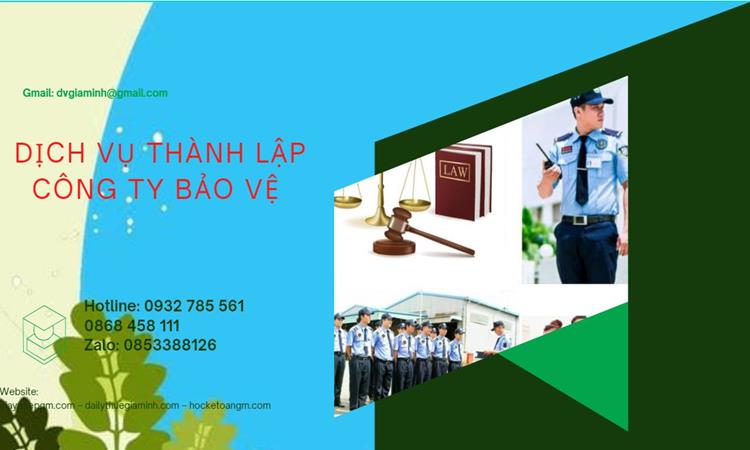 Thủ tục mở công ty dịch vụ bảo vệ tại Quận Long Biên 