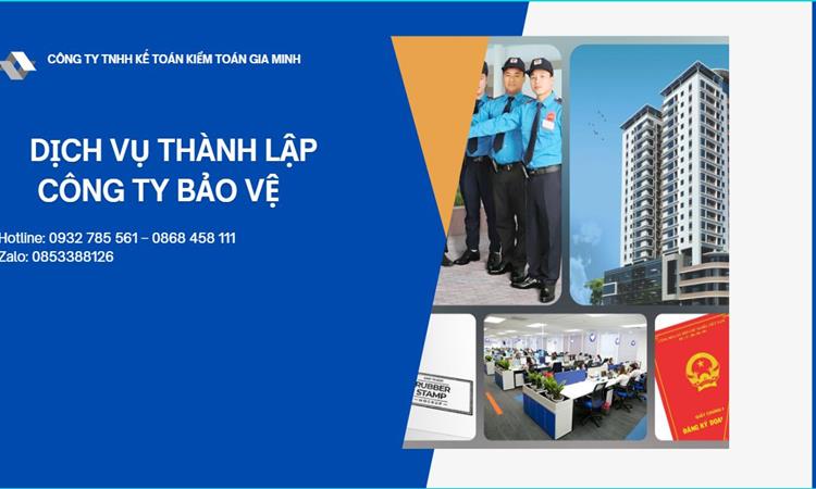 Thủ tục mở công ty dịch vụ bảo vệ tại Thái Bình 