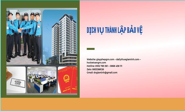 Thủ tục mở công ty dịch vụ bảo vệ tại Bình Dương 