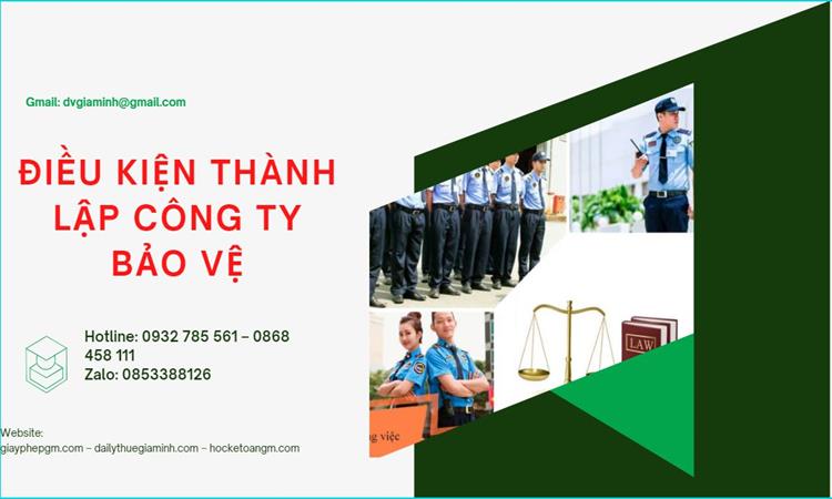 Thủ tục mở công ty dịch vụ bảo vệ tại Sóc Trăng 