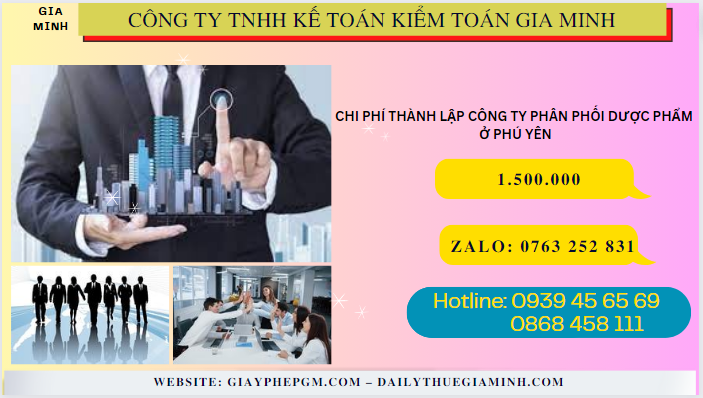 Điều kiện thành lập công ty phân phối dược phẩm ở Phú Yên