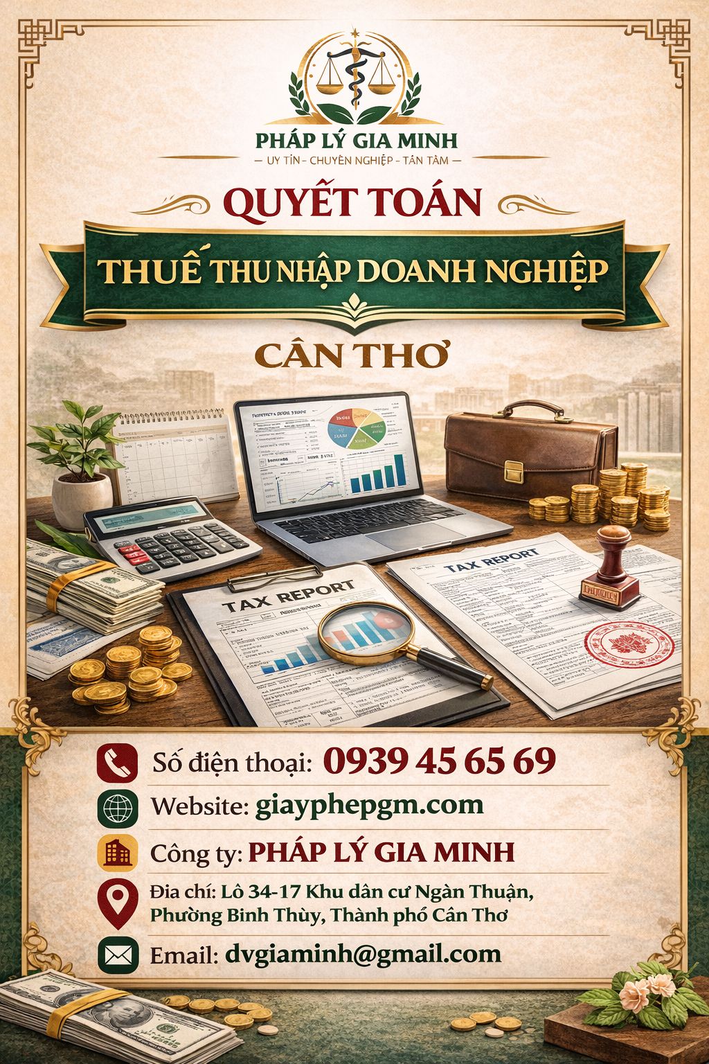 Dịch vụ kế toán tại Cần Thơ giá tốt chỉ từ 300K