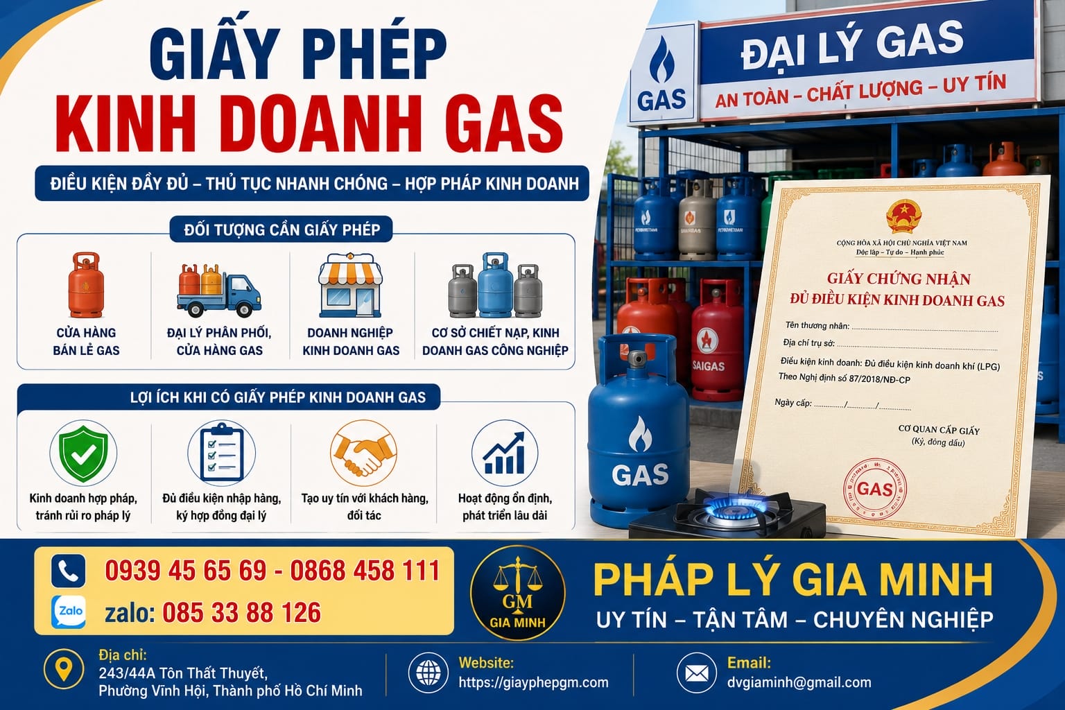 Giấy phép kinh doanh gas