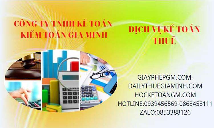 Bảng giá dịch vụ kế toán thuế trọn gói tại Bạc Liêu 