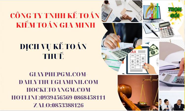 Bảng giá dịch vụ kế toán thuế trọn gói tại Huyện Ân Thi 