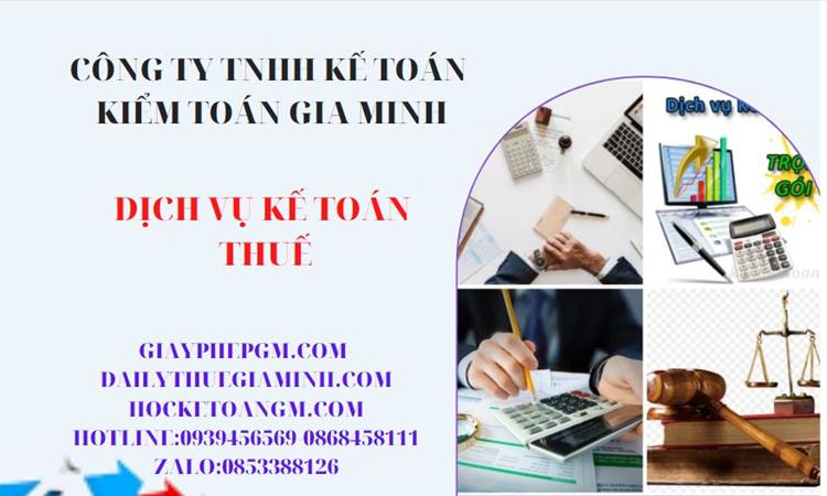 Bảng giá dịch vụ kế toán thuế trọn gói tại Huyện Củ Chi 