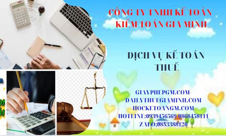 Bảng giá dịch vụ kế toán thuế trọn gói tại Huyện Hoài Đức 