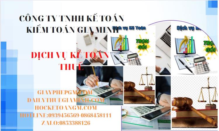 Bảng giá dịch vụ kế toán thuế trọn gói tại Huyện Hóc Môn 