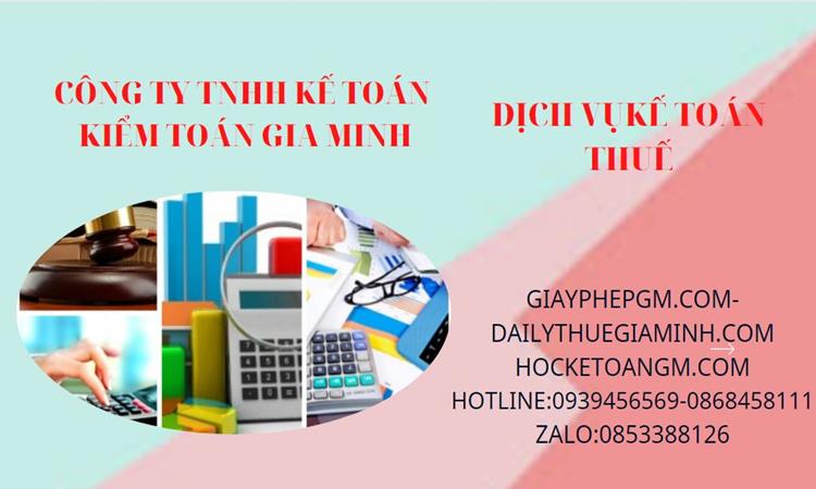 Bảng giá dịch vụ kế toán thuế trọn gói tại Huyện Kim Bảng 