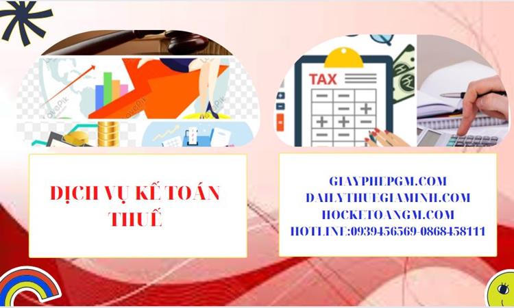 Bảng giá dịch vụ kế toán thuế trọn gói tại Huyện Thới Lai 