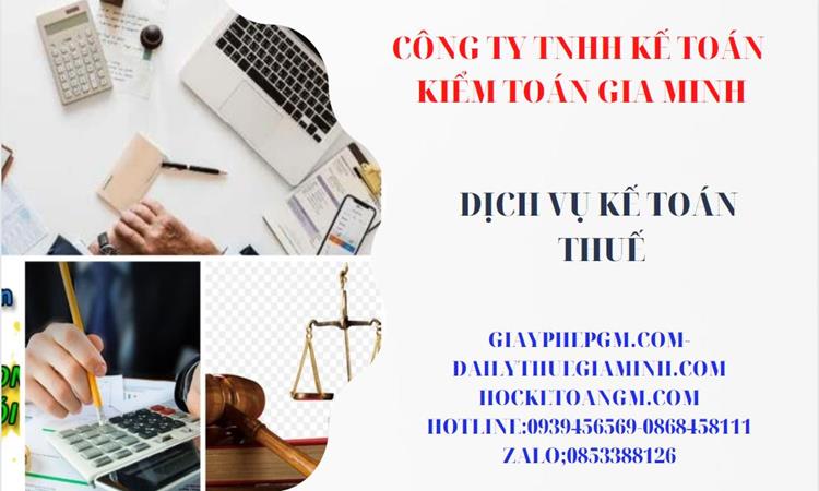 Bảng giá dịch vụ kế toán thuế trọn gói tại Huyện Tiên Lữ 