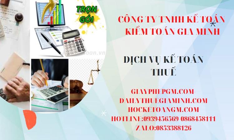 Bảng giá dịch vụ kế toán thuế trọn gói tại Nha Trang 
