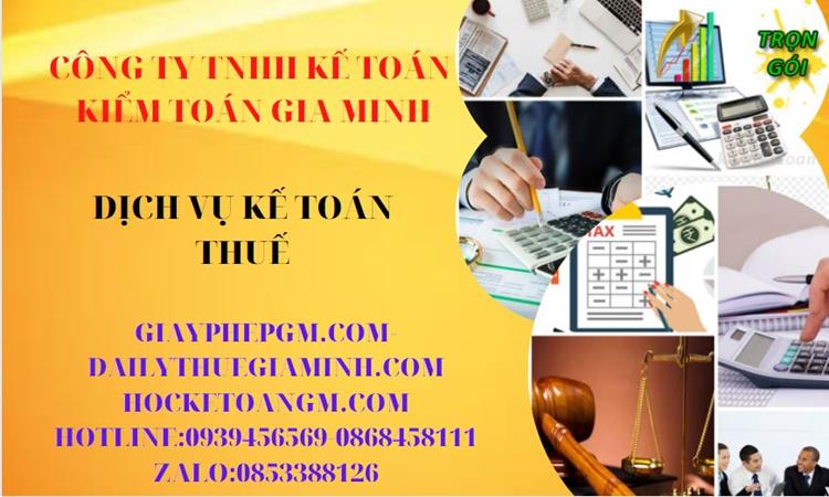 Bảng giá dịch vụ kế toán thuế trọn gói tại Quận 1 