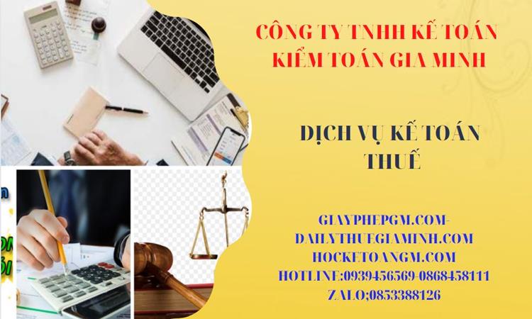 Bảng giá dịch vụ kế toán thuế trọn gói tại Quận 5 