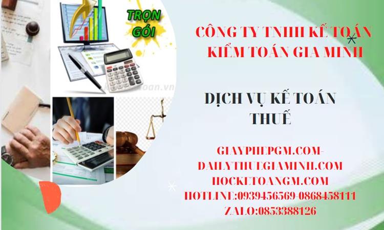 Bảng giá dịch vụ kế toán thuế trọn gói tại Quận 9 