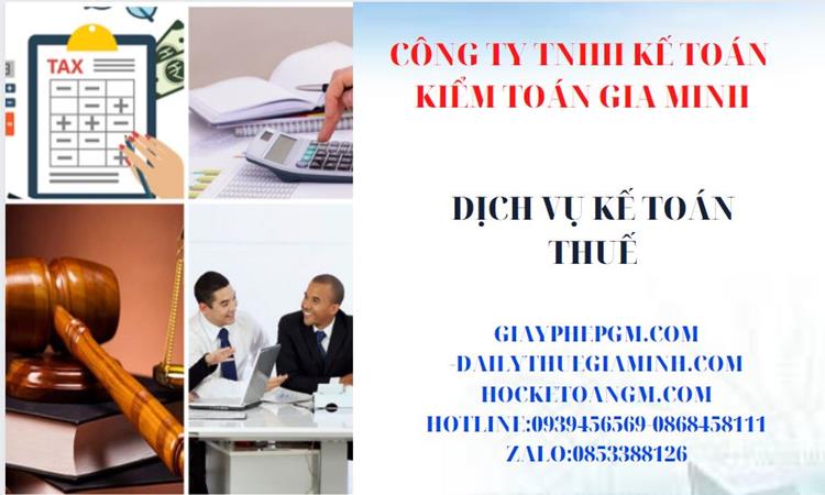 Bảng giá dịch vụ kế toán thuế trọn gói tại Quận Bình Thủy 