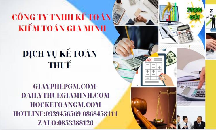 BẢNG GIÁ DỊCH VỤ KẾ TOÁN THUẾ TRỌN GÓI TẠI QUẬN NAM TỪ LIÊM 5 Bảng giá dịch vụ kế toán thuế trọn gói tại Quận Nam Từ Liêm