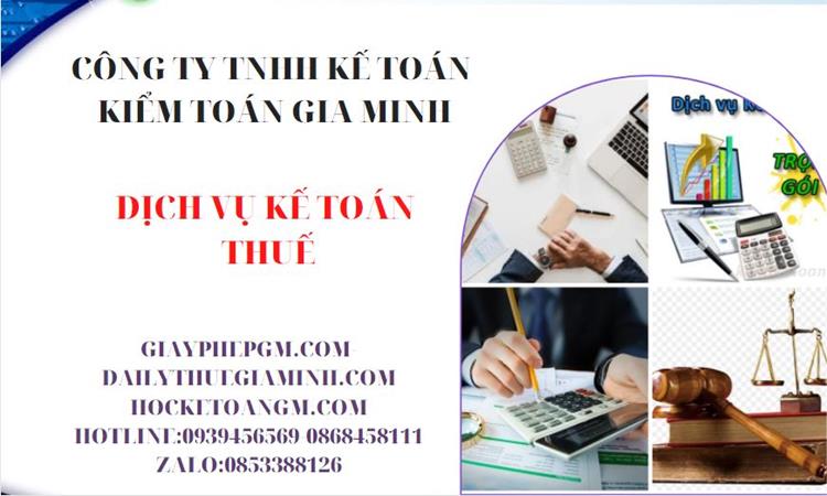 Bảng giá dịch vụ kế toán thuế trọn gói tại Vĩnh Phúc 