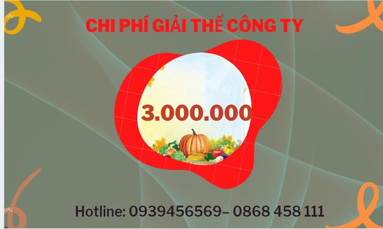 Bảng giá giải thể doanh nghiệp Quận Cái Răng trọn gói