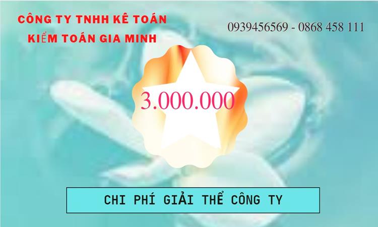 Bảng giá giải thể doanh nghiệp Quận Hoàn Kiếm trọn gói