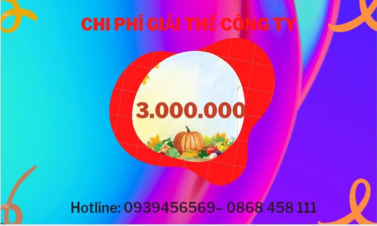 Bảng giá giải thể doanh nghiệp Quận Ninh Kiều trọn gói