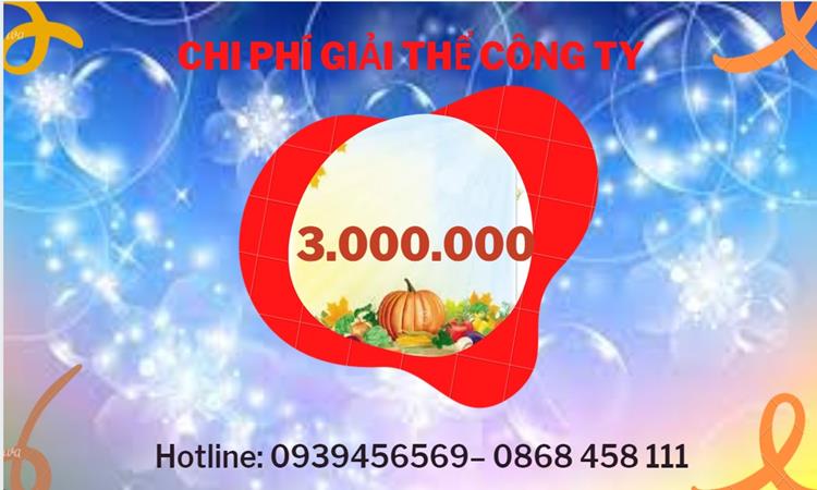 THỦ TỤC GIẢI THỂ DOANH NGHIỆP TẠI QUẢNG TRỊ TRỌN GÓI 5 Bảng giá giải thể doanh nghiệp Quảng Trị trọn gói