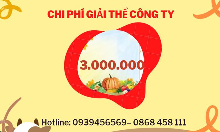 Bảng giá giải thể doanh nghiệp Thành Phố Cần Thơ trọn gói