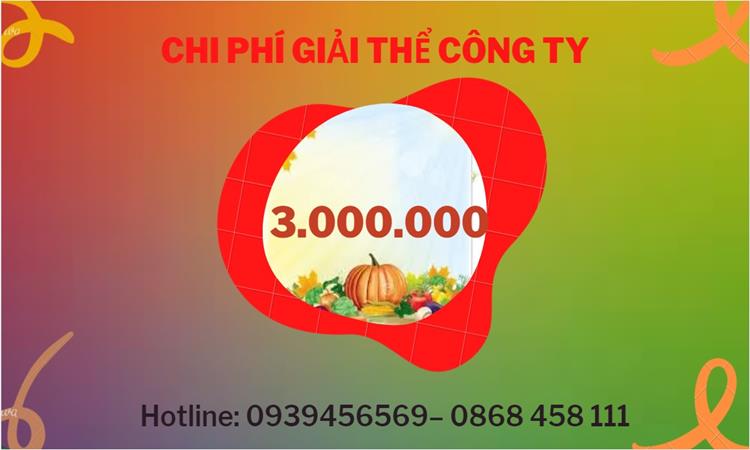 Bảng giá giải thể doanh nghiệp Trà Vinh trọn gói