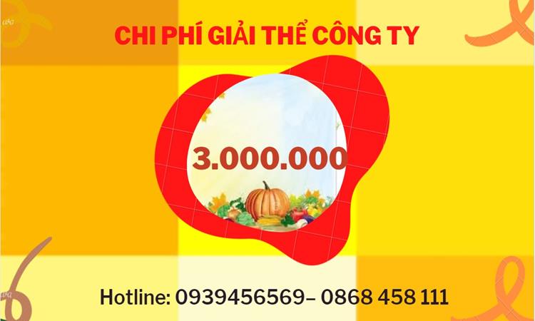 Bảng giá giải thể doanh nghiệp Vĩnh Phúc trọn gói