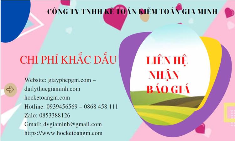 KHẮC DẤU CÔNG TY TẠI HÀ NAM LẤY LIỀN 5 Bảng giá khắc dấu lấy ngay tại Hà Nam
