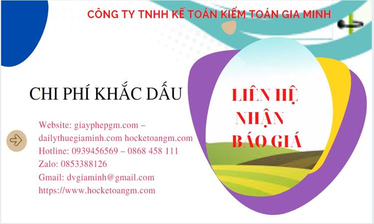KHẮC DẤU CÔNG TY TẠI HƯNG YÊN LẤY LIỀN 5 Bảng giá khắc dấu lấy ngay tại Hưng Yên