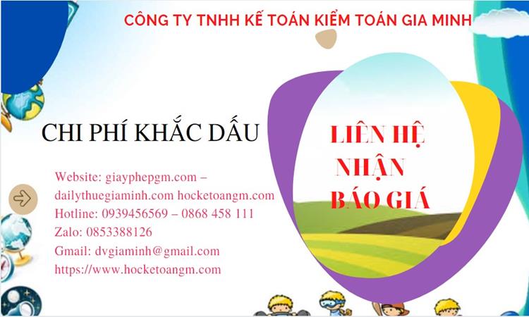 KHẮC DẤU CÔNG TY TẠI HUYỆN TIÊN LỮ LẤY LIỀN 5 Bảng giá khắc dấu lấy ngay tại Huyện Tiên Lữ