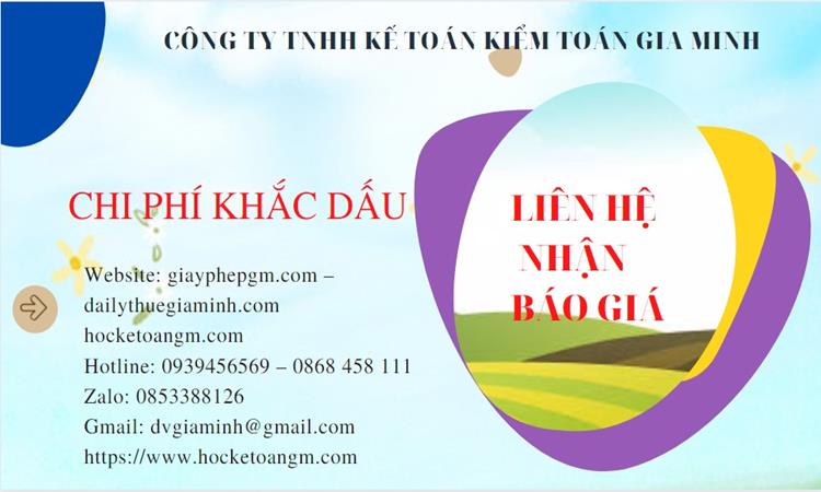 Bảng giá khắc dấu lấy ngay tại Ninh Thuận