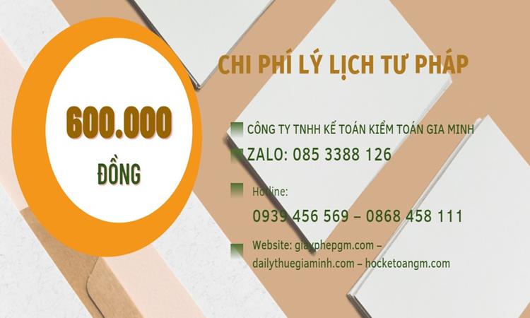 Dịch vụ làm lý lịch tư pháp tại Cần Thơ giá rẻ 5 Bảng giá lý lịch tư pháp số 1 và 2 tại Cần Thơ