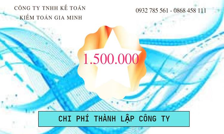 Bảng giá thành lập công ty phân phối dược phẩm ở Bạc Liêu