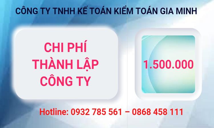 Bảng giá thành lập công ty phân phối dược phẩm ở Quận 4