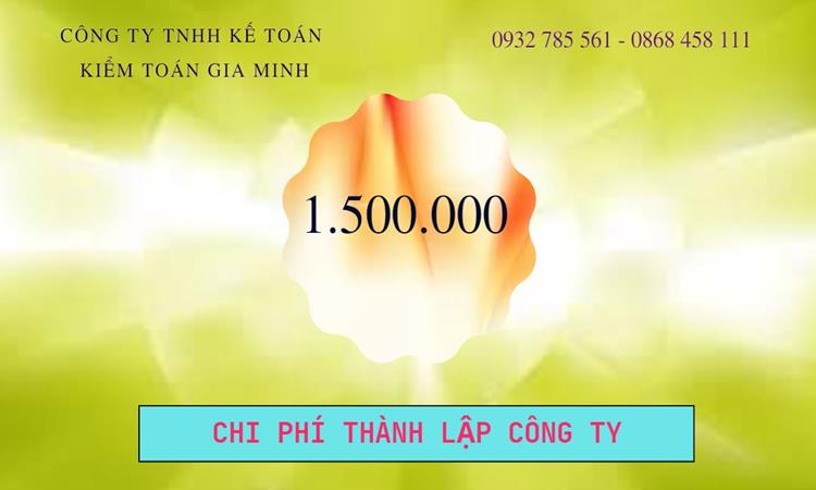 Bảng giá thành lập công ty phân phối dược phẩm ở Quận 5