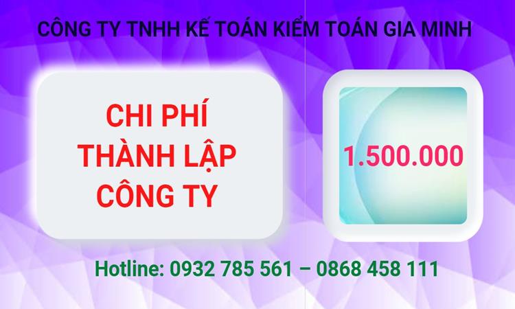 Bảng giá thành lập công ty phân phối dược phẩm ở Quận Bình Tân
