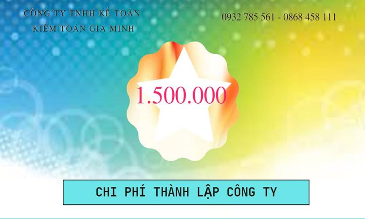Bảng giá thành lập công ty phân phối dược phẩm ở TP Hồ Chí Minh